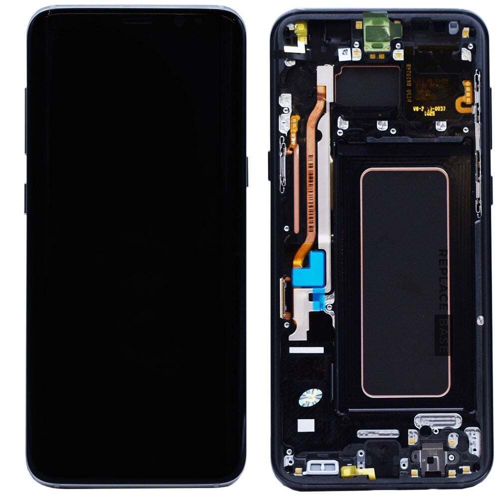 LCD With Digitiser & Frame For Samsung Galaxy S8 Plus G955 Black GC